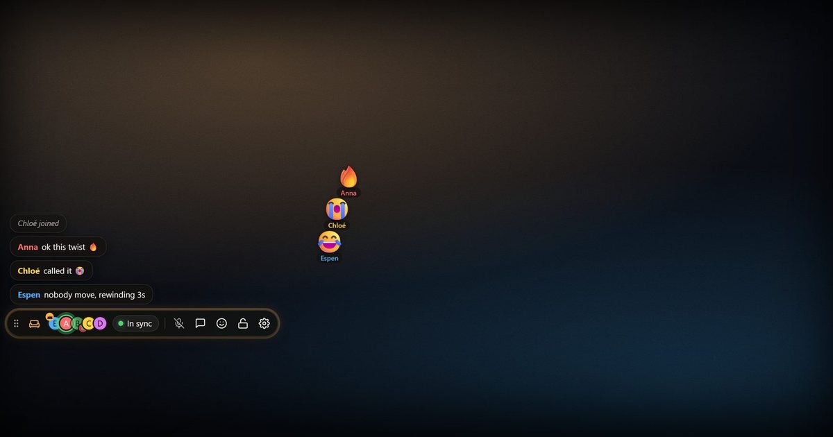 I built Sofa for watching videos together, with voice and chat over the player
